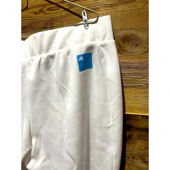 NEW Adidas MISSION VICTORY SLIM  HIGH-WAIST PANTS White 2X Compression Blue Red - Picture 6 of 7